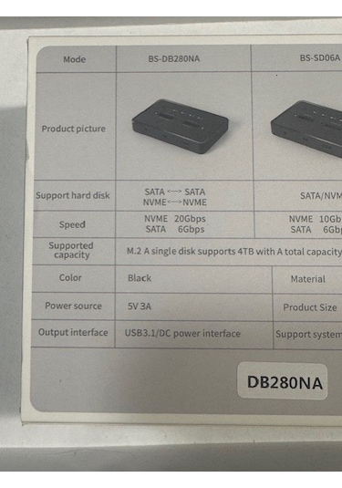2 Port Nvme Docking 2 Port Ngff Docking 2 Port M2 Ssd Docking
