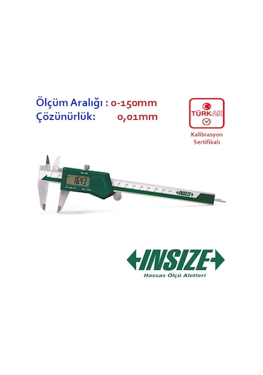 Insize 1108-150 Dijital Kumpas 150Mm
