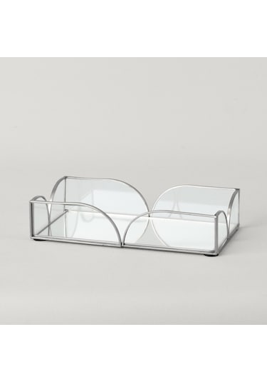 Linens Romilly 20x11 Cm Tepsi Silver