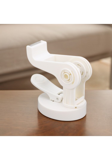 Yunboo Ofis Tahta Bant Kesici - Sürekli Mıknatıslı Tabanlı, 360 Döner, Pürüzsüz Bant Dağıtımı Ve Kesim Fonksiyonu İle Beyaz Plastik/çelik Malzeme 1