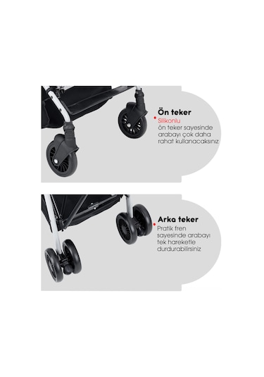 Baby Home Q8 Pratik Baston Bebek Arabası