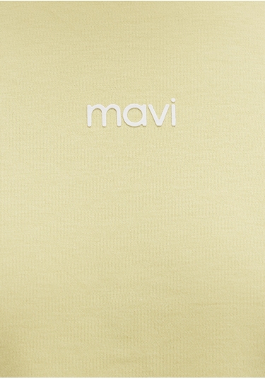 Mavi - Mavi Logo Baskılı Sarı Tişört 1612829-71303 Sarı