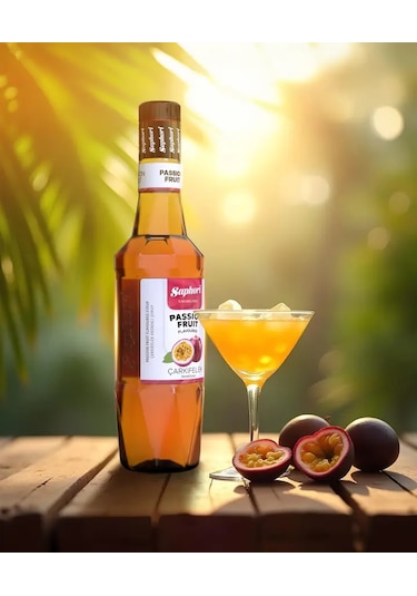 Saphori Çarkıfelek Aromalı Kokteyl Şurubu 700 Ml