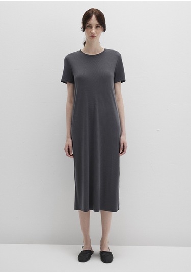 Mavi - Tencel Tm Modal Antrasit Midi Elbise 1310777-70095 Antrasit