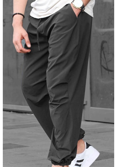 Madmext Antrasit Regular Fit Erkek Paraşüt Pantolon 6504-antrasit Antrasit