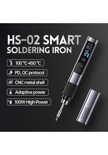 Fnırsı Hs-02a Akıllı Elektrikli Lehimleme Demiri, 100w Sabit Sıca