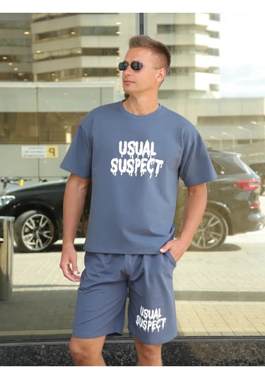 Hd Store Yazlık Tişört Şort Takım 443857327 Grafit