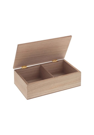 Decor Point Çapraz Kapamalı Çay Poşeti Kutusu, 24x7x14 Cm 285984859 Beyaz