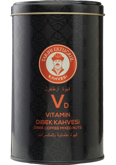 Tarihi Ertuğrul Kahvesi Vitamin Dibek Kahvesi Teneke 250 G