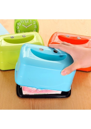 Sky Blue-1 Adet Sevimli Pp Gülümseme Yüz Doku Tutucu Kılıf Islak Mendil Peçete Kutusu Islak Mendil Saklama Kutusu Ev Odası Depolama Organizatör