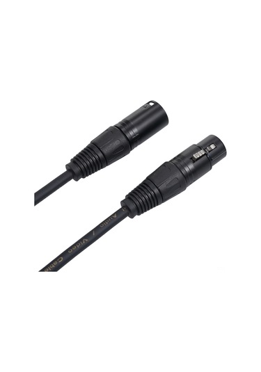 Youtek Dmx512 Sinyal Kablosu Xlr Mikrofon Kablosu Siyah 3m 2 Adet Güvenli Transmisyon