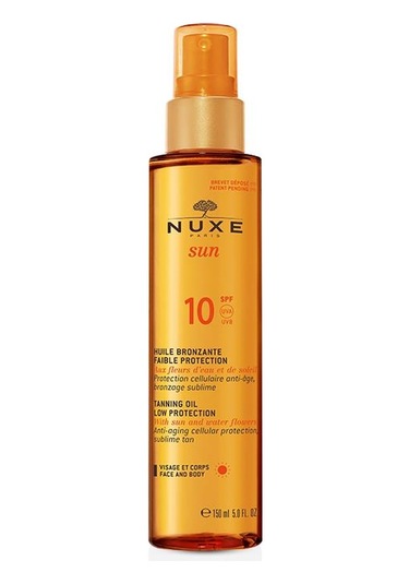 Nuxe Sun Huile Spf10 Bronzlaştırıcı Yüz ve Vücut Yağı 150 ML