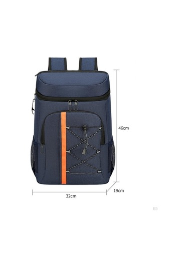 Pazly Koyu Gri Piknik & Kamp Soğutucu Sırt Çantası - Yürüyüş & Plaj İçin Termal Öğle Yemeği Koyu Gri