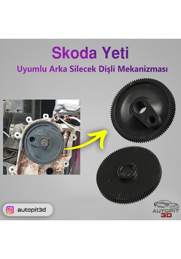 Skoda Yeti İçin Arka Silecek Dişli Mekanizması