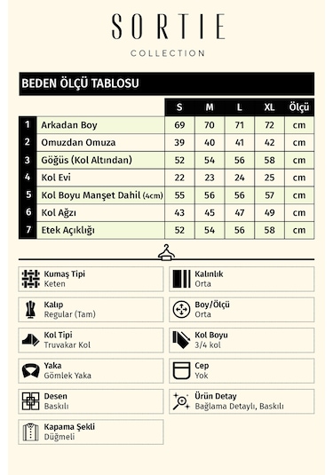 Sortie Collection Tünelli Keten Gömlek Bej
