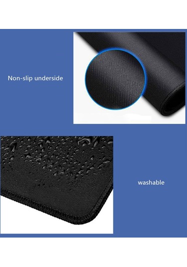 Cbtx 400x1000x3mm Kaymaz Kauçuk Mouse Pad Şık Petek Desenli Masaüstü Mat - Stil 16