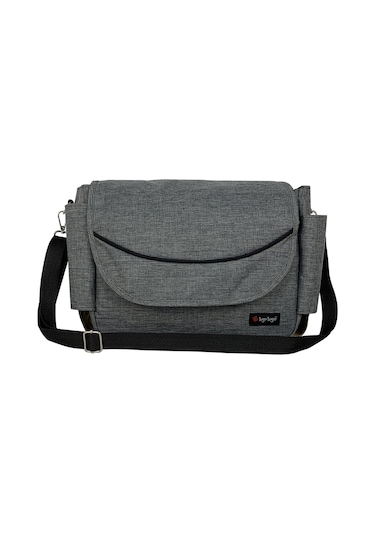 Bye Bye Stroller Bag Bebek Arabası Düzenleyici Çanta Sade Gri