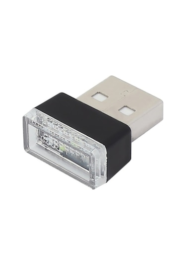 Supermarket1 Arac Içi Aydınlatma Led Işık Usb Girişli Araba Işığı 515887434 12v 7 Renk 20x16x8mm Kırmızı