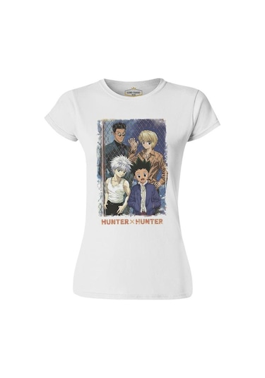 Hunter X Hunter Beyaz Kadın Tshirt 001