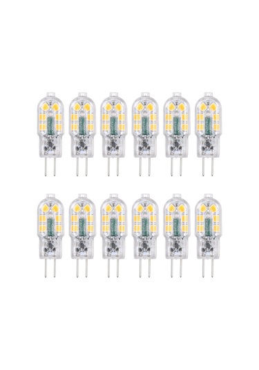 Konesam Tomshine G4 Led Ampul 12'li Paket - 3w, 3000k Sıcak Beyaz, 30000 Saat Ömür, Enerji Tasarruflu, Kolay Kurulum