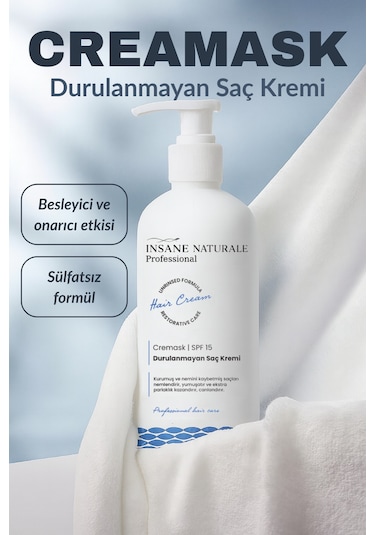 Insane Naturale Durulanmayan Saç Bakım Kremi 500 ML