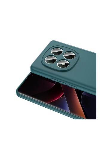 Ardemix Poco X7 Kılıf Mara Lansman Kapak - Koyu Yeşil Yeşil