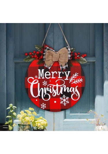 Suntek Halat Ile Noel Kapı Askı Pencere Partisi Yard Kırmızı