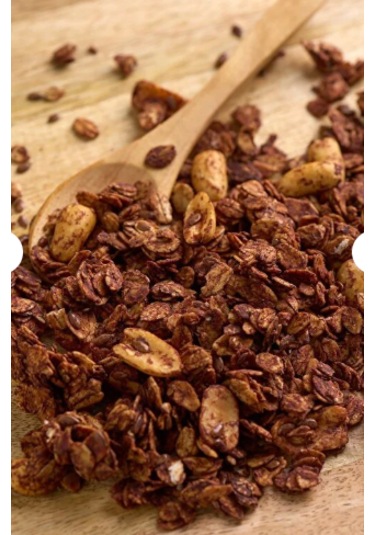 Glutensiz Yerfıstıklı Kakaolu Granola 250 G