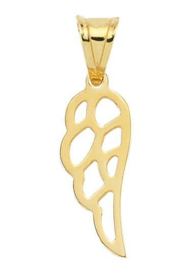Altın Melek Kanatlı İnce Kolye Ucu As1141ukl Altınsepeti