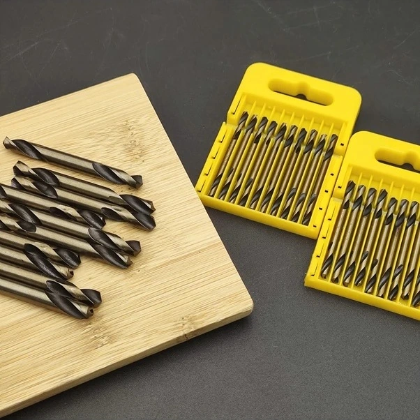 Trendooze Sunshine022 10lu Çift Uçlu Kobalt Metal Matkap Ucu Seti 4.0mm Yüksek Hız Paslanmaz Çelik