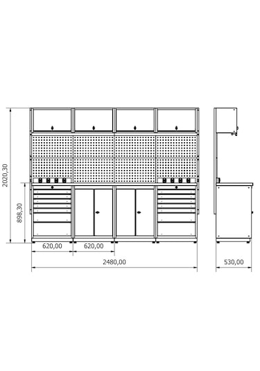 MT-1016 Modüler Çalışma Tezgahı -