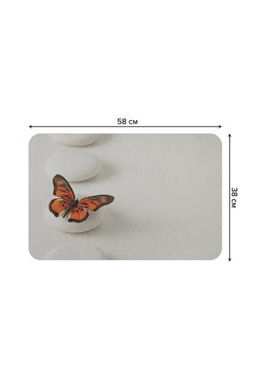 Joyarty Çamaşır Makinesi Paspası "zıpzıp Kekeh" 58x38 421564135 Kırmızı