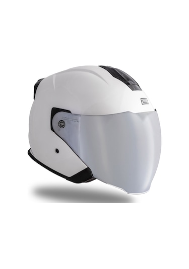 Palio 2.0 Beyaz Güneş Vizörlü Açık Kask C3 Beyaz