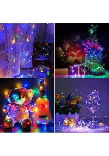 Pazly Ve Tasarımı, Sıcak Renk, Noel Mini Metre Led Koruma, Konforlu Işıkları, Ip42 Çiçek Çelenk Bakır Atmosfer Adet 40 2 Us