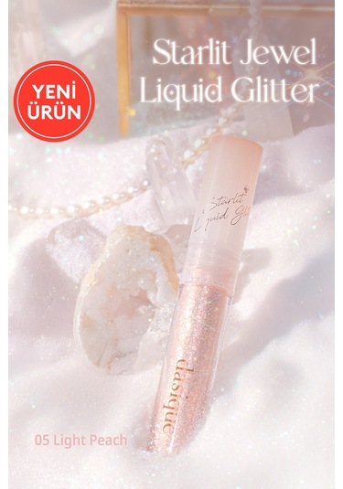 Dasique İnci Işıltılı Likit Glitter Starlit Jewel Liquid Glitter 05 Light Peach 05 Light Peach