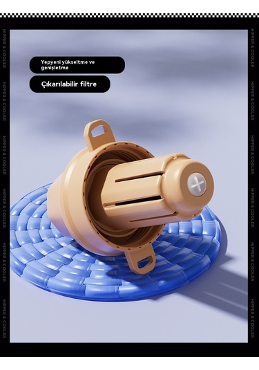 Tuomeng Su Bardağı Büyük Kapasiteli Yüksek Sıcaklığa Dayanıklı Plastik Dundun Kupası Büyük Göbek Kupası 750ml Yeşil