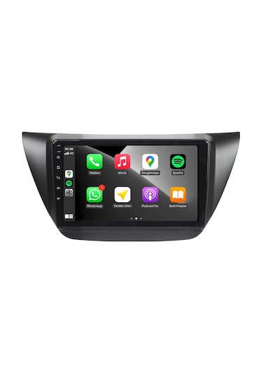 Mitsubishi Lancer Araç Multimedya Android Ekran Carplay Double Teyp 4+64 9" 04-08 Black Cadence