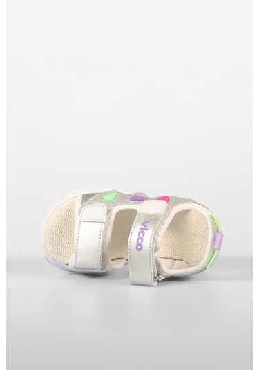 Vicco Hilda Kız Çocuk Işıklı Sandalet Beyaz