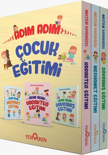 Adım Adım Çocuk Eğitimi Kutulu Set/meltem Soyugüzel/yediveren