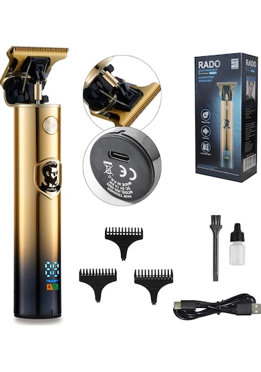 Rado Rd-3655 Saç Sakal Tıraş Makinesi Şarjlı Lcd Ekran Professional