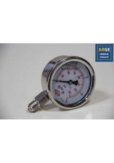 Simga Çap 63 0-25 Bar 1.6 Skl Gliserinli ALTtan Manometre