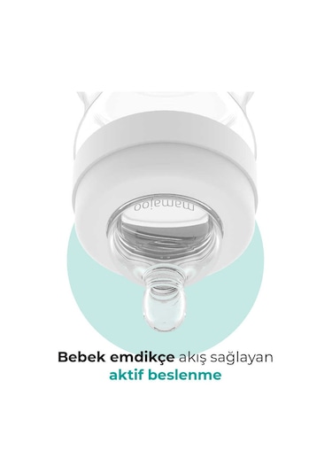 Mamajoo Anti-kolik Biberon Emzikleri 12ay+, Yoğun Akışlı, 2li Paket