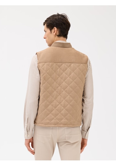 Karaca Erkek Deri Yelek-vizon 114328003-16-52 119192 VİZON