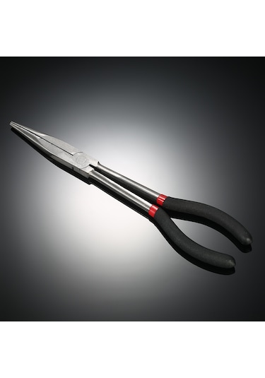 Youtek Uzun Dik Burunlu Pense 11 İnç - 45 Çelik Malzeme - Manuel Kullanim - Tamir Ve Atölyeler İçin Çok Renkli