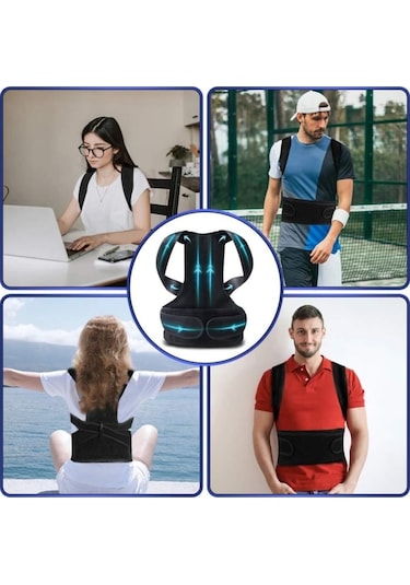 Dik Duruş Korsesi Kambur Önleyici Omuz Bel Sırt Korsesi Yelek