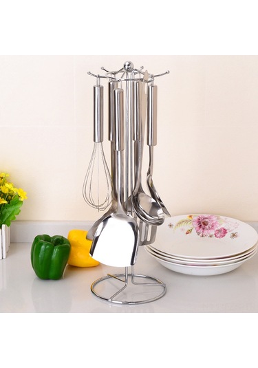 Fosenze Pratik Mutfak Organizer: Çok Amaçlı Kaşık Askısı, Paslanmaz Çelik Tencere Tutacağı, Yüksek Kapasiteli Mutfak Rafı Diğer