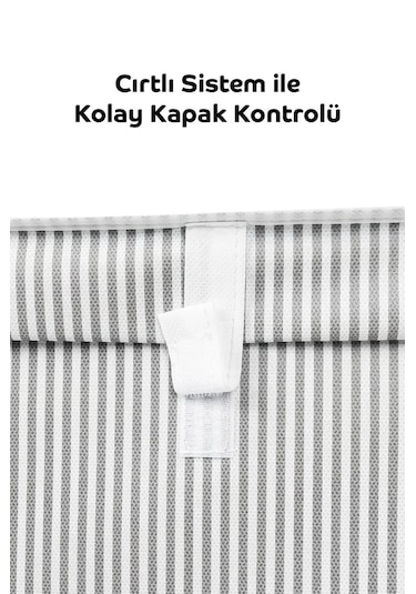 5 Adet Kapaklı Kutu Hurç Mega Boy 60 40 30 Çok Amaçlı Kutu Hurç