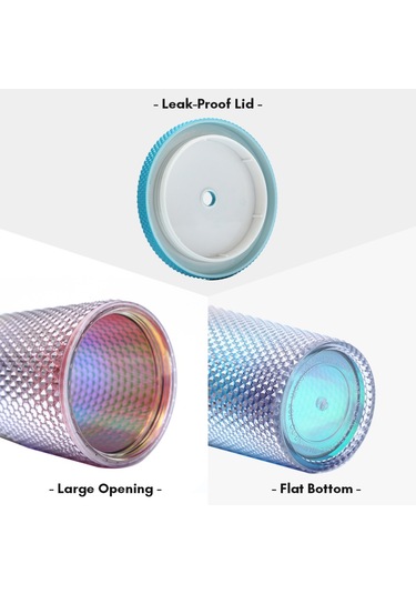 Suofeng 710ml/24oz Büyük Kapasiteli Mat Termos - Sızdırmaz Kapak, Dökülme Önleyici Geniş Ağız Tasarımı Spor/ofis İçin Yeniden Kullanılabilir Plastik Bardak Diğer