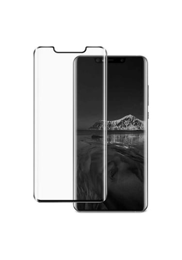 Huawei Mate 20 Pro Uyumlu Ön Koruma Polymer Nano Ekran Koruyucu Siyah