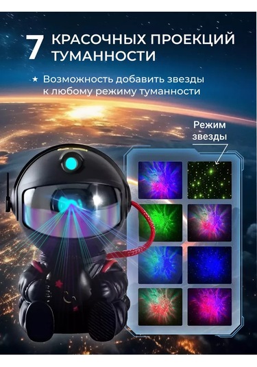 Evdakoff Uzay Yolcu Yıldızlı Gece Yıldız Gece Lambası 206723633 Diğer